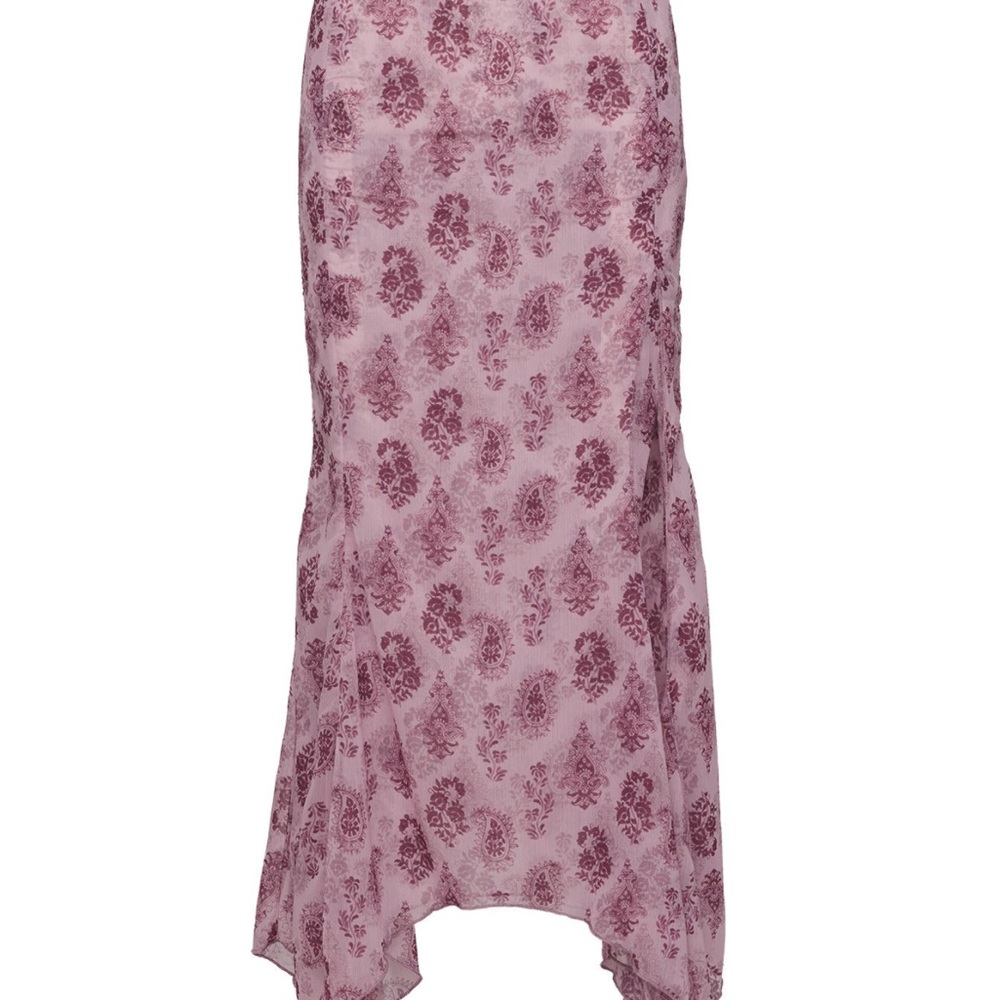 Floral Pink Maxi Skirt and Top
